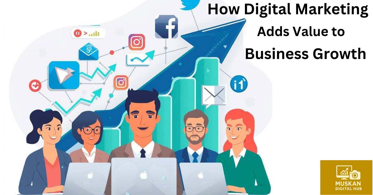 Read more about the article How Digital Marketing Adds Value to Business Growth